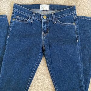 Current Elliott dark wash denim skinny jeans 25